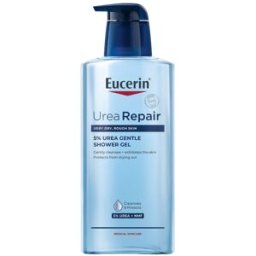 Eucerin Urea Repair 5% Urea Gel de ducha suave limpia y exfolia 400mL