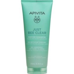 Apivita Just Bee Clear Gel limpiador purificante Pieles grasas con tendencia acneica 200mL