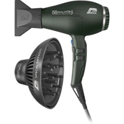 Parlux DIGITALYON Secador de pelo Ionizador de aire Tech [Enchufe europeo] Anthracite