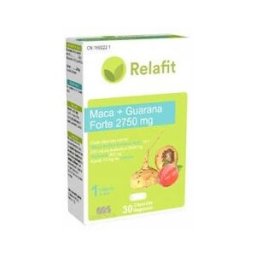 Relafit Maca + Guaraná Forte 2750 Mg 30 cápsulas