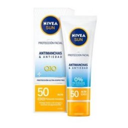 NIVEA Nive Sun Facial Antimanchas Antiedad Q10 SPF50 50ml