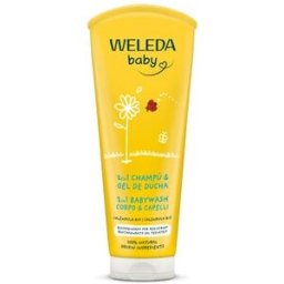 Weleda Baby 2 en 1 Champú y Gel de Ducha de Caléndula 200ml