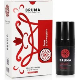 Bruma Vibrador Líquido Ultra Deslizante Fresa 15ml