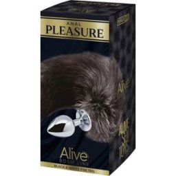 Alive Anal Pleasure Plug Metal Cola de Zorro Talla L 1ud