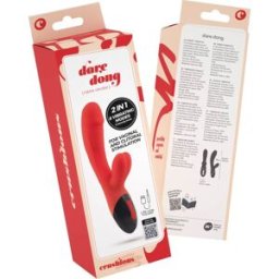 Crushious Dare Dong Vibrador Conejo Recargable 1ud