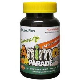 Natures Plus Nature's Plus Animal Parade Multivitamínico Naranja 60caps