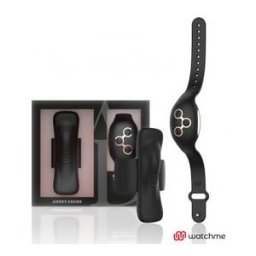 ANNE'S DESIRE Panty Pleasure Watchme Negro&Gold 1ud