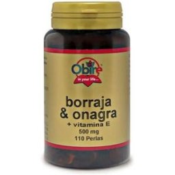 Obire Borraja y Onagra + Vitamina E 500mg 110caps