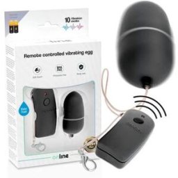 Online Vibrador Huevo Negro 1ud