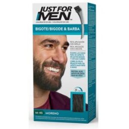 Just For Men gel colorante moreno para bigote y barba 30ml