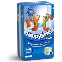 dodot Happyjama pañal Infantil T-7 13uds