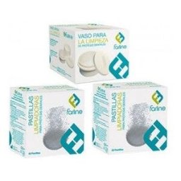 Farline Pastillas limpiadoras Pack de 2 Envases x 32 Tabletas + Repuesto