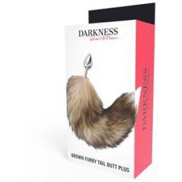 DARKNESS BONDAGE Plug Anal Plata con Cola 1ud