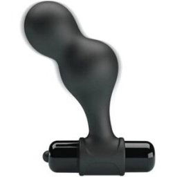 Mr. Play Plug Anal Vibrador de Silicona Negro 1ud