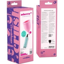 Crushious Set Copas Menstruales Minerva XS + Bolsa + Limpiador
