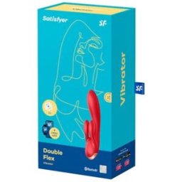 SATISFYER Double Flex Vibrador Rojo 1ud