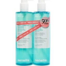 Sensilis Purify Essential Cleanser Gel Limpiador Pieles Mixtas y Grasas 2x400ml