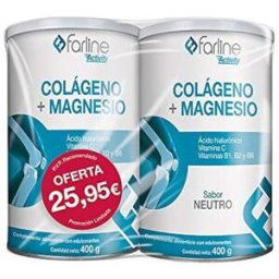 Farline Pack Colágeno Magnesio Neutro 2x400g