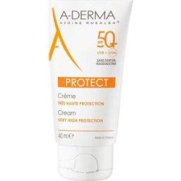 A-DERMA Protect Crema SolarSin Perfume SPF50+ 40ml