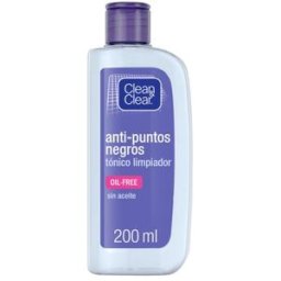 Clean & Clear Tónico Limpiador Anti-Puntos Negros Sin Aceite 200ml