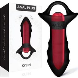 Armony Kylin Dedal Vibrador Plug Anal Control Remoto Negro 1ud