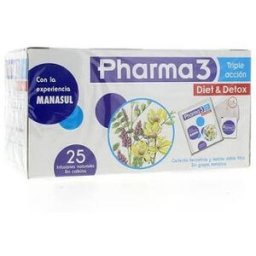 Pharma3 Diet & Detox 25 infusiones