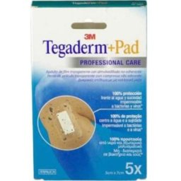 3M Tegaderm + Pad apósito transparente 5x7,2cm 5uds