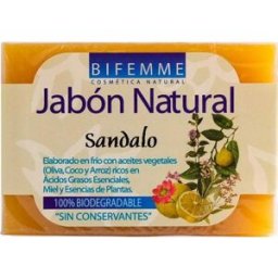 Bifemme Jabón Natural de Sándalo 100 g