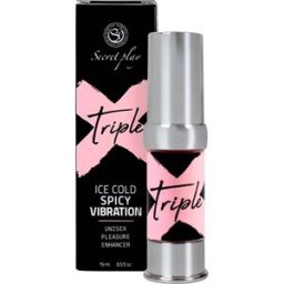 SECRET PLAY Gel Unisex Triple X Intensificador del Placer 15ml