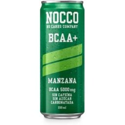 Nocco Bebida Energética Manzana BCAA+ sin Cafeína 330ml