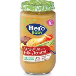 Hero Pedialac Hero Baby Hero Baby Tarrito Verduritas, Pollo Y Ternera 235G