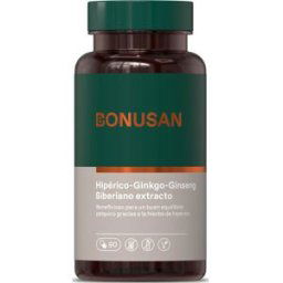 Bonusan Hyperico Ginkgo Ginseng 90 Cápsulas