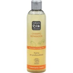 NaturaBIO Cosmetics Champu Reparador Aguacate & Ginkgo Bio 250ml