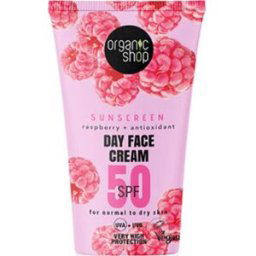 Organic Shop Raspberry Day Face Cream SPF50 50ml