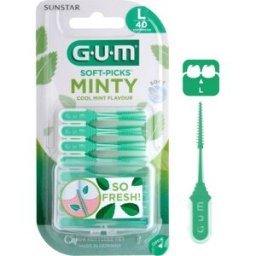Gum Interdentales Soft Picks Comfort Flex Mint Large 671 40uds