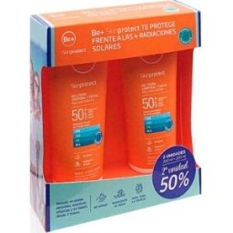 Be+ Skin Protect Gel Crema SPF50+ 2x200ml