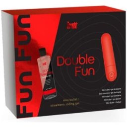 Intt Cofre Double Fun Mini Bullet + Strawberry Sliding Gel