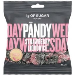 Monday 2 Sunday AB Pändy Candy Strawberry Liquorice 50g