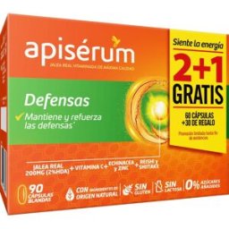 Apiserum Apisérum Pack Defensas 3 meses 90caps