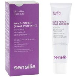 Sensilis Skin D-Pigment [AHA10 Overnight] Tratatmiento Renovador Despigmentante 30ml