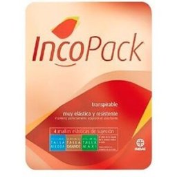 INDAS IncoPack Malla Elástica Talla Media 4uds