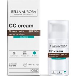 Bella Aurora CC Cream Crema Color Anti-Manchas SPF50+ Oil Control 30ml