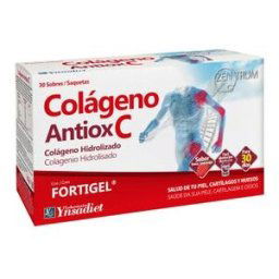 Zentrum Colágeno Antiox C con Fortigel Fresa 30 sobres