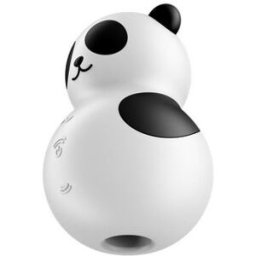 SATISFYER Pocket Panda Estimulador Vibrador Blanco Negro 1ud