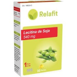 Relafit Lecitina De Soja 540 Mg 30 perlas