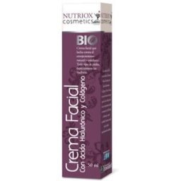 Nutriox Cosmetics Crema Facial Ácido Hialurónico y Colágeno 50 ml