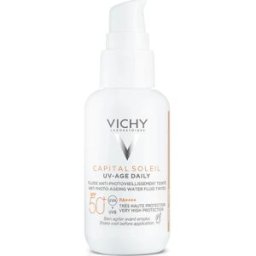 Vichy Capital Soleil UV-Age Daily Water Fluid SPF50+ con Color 40ml