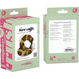 Crushious Love Cuffs Esposas de Felpa Leopardo 1ud