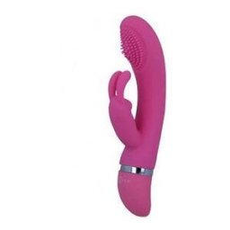 INTENSE FUN Susy Vibrador Oscilante Silicon Rabbit Rosa 1ud