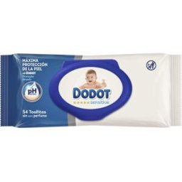 dodot Toallitas Sensitive Recambio sin Perfume 54uds